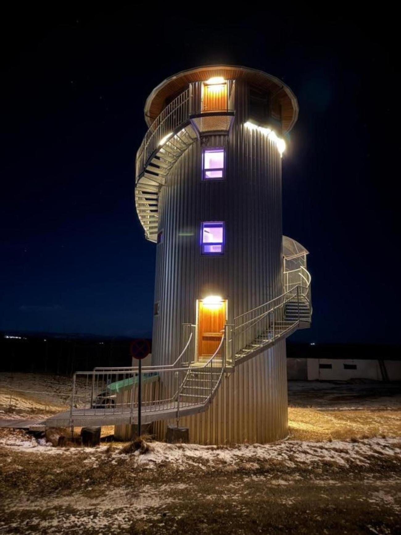 Klettar Tower Iceland Флудир Екстериор снимка
